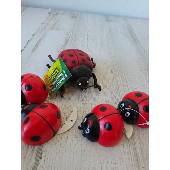 Vintage Greenbrier ladybug set insect Halloween decor - Picture 9 of 9